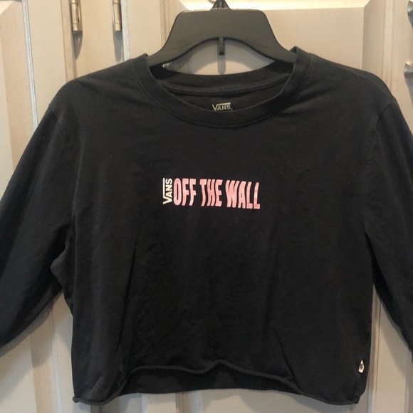 Vans cute off the wall crop top! - Picture 1 of 5